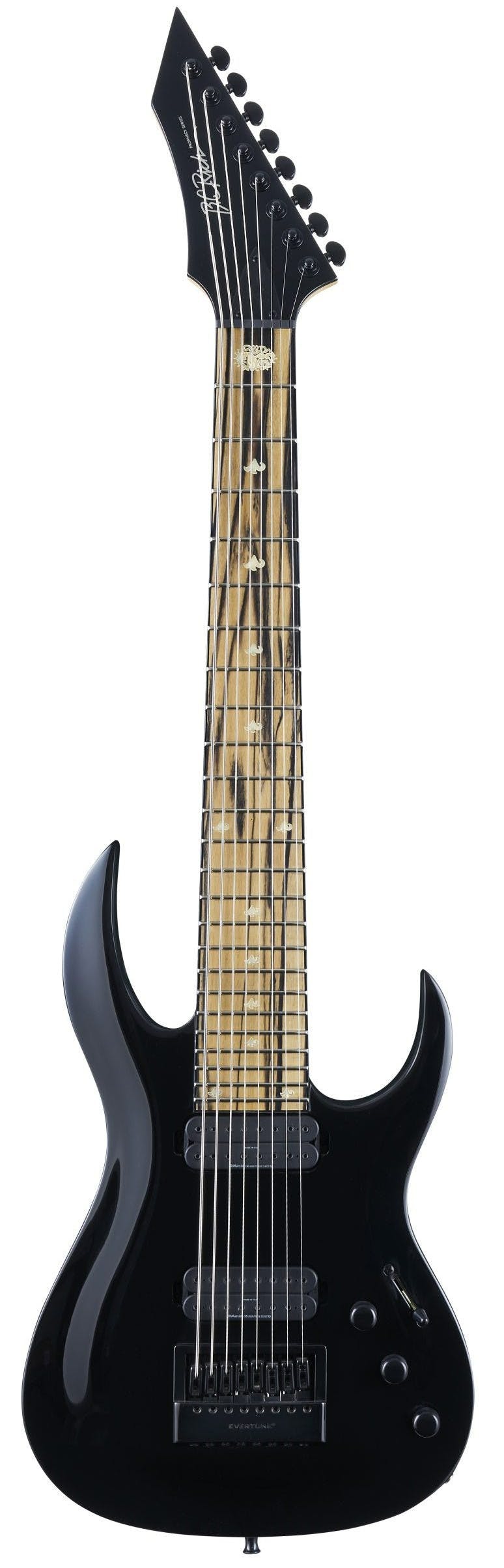 BC Rich Prophecy Series Shredzilla 8 Archtop Electric Guitar with EverTune  II in Gloss Black - Andertons Music Co.